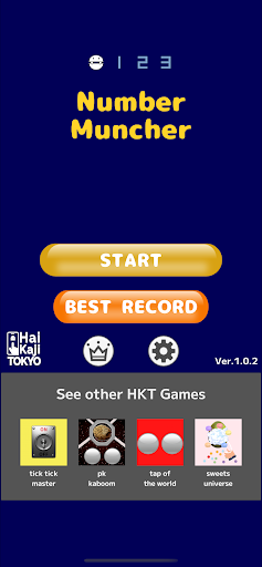 Android application Number Muncher screenshort