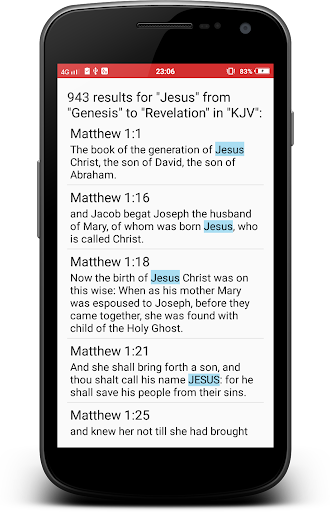 KJV Bible Offline Screen 3