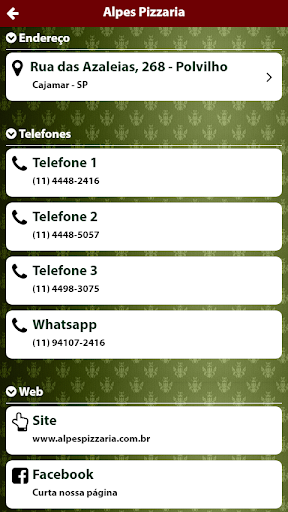 Alpes Pizzaria Screenshot