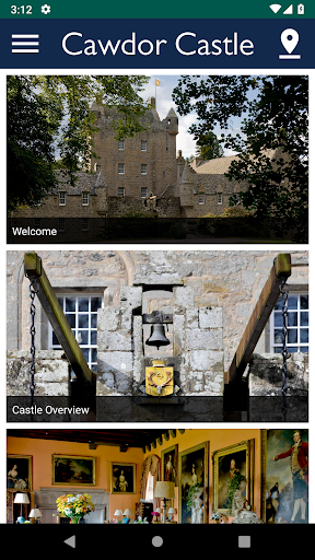 Android application Cawdor Castle screenshort
