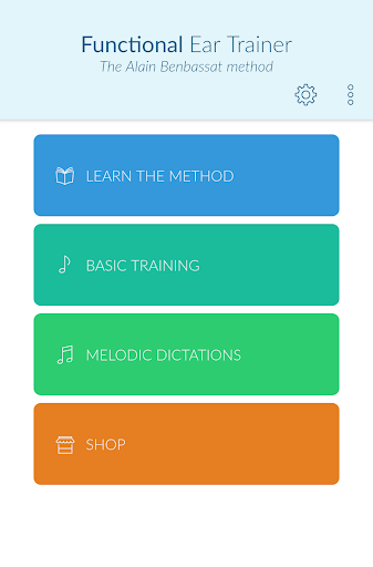 Screenshot of Functional Ear Trainer