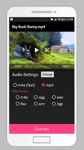 Screenshot of Video To Mp3 Audio Converter