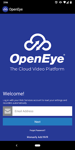 Android application OpenEye Mobile screenshort