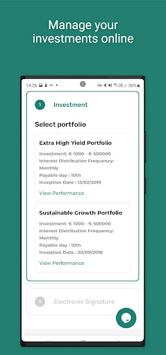 einvestment - Mutual Fund Inve Screen 3