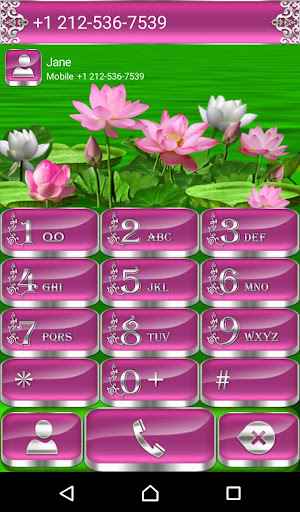 Android application Lotus Dialer theme screenshort