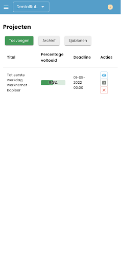 Android application DentalRules screenshort