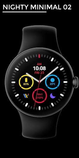 Android application NWF 01 - Hybrid Watch Face screenshort