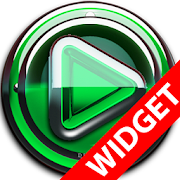 Poweramp widgetpack Green Glas icon