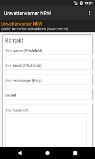 Unwetterwarner Screenshot