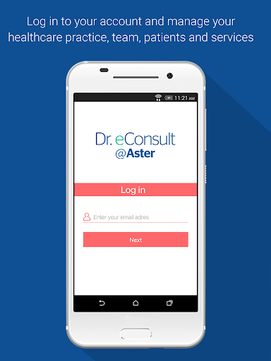 Android application Dr.eConsult @ Aster screenshort