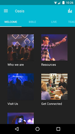 Android application Visitoasis screenshort