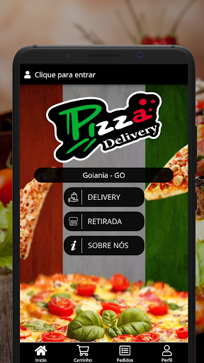 Android application Pizza Delivery Goiânia screenshort