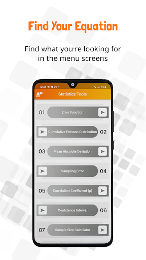 Statistics Tools Screen 2