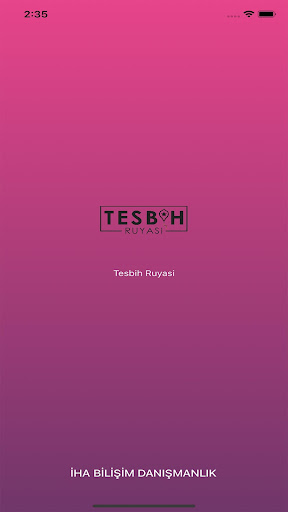 Android application Tesbih Ruyasi screenshort