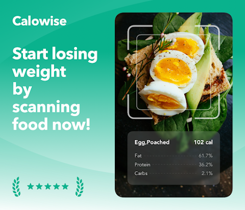 Calowise, Easy Calorie Counterのおすすめ画像1