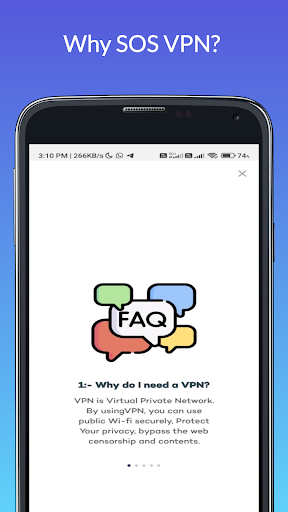 SOS VPN - FREE SECURE PROXY Screen 2