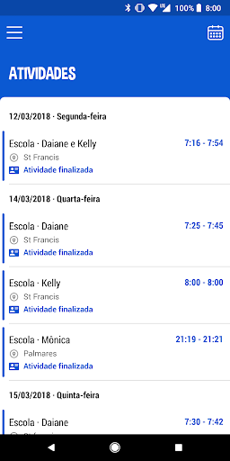 Android application GoKids para a Família screenshort