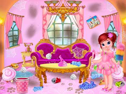 Princess House Cleanup Girls Screenshot