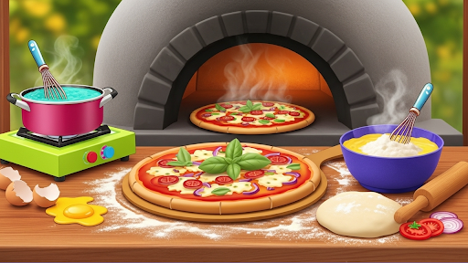Pizza Maker -Kids Cooking Chef ekran görüntüsü