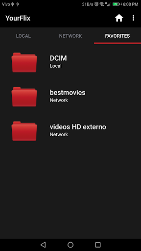 YourFlix Samba Video Manager Screen 3
