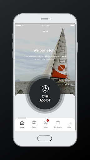 Android application Zenith Assist screenshort