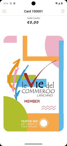 Android application LE VIE DEL COMMERCIO LANCIANO screenshort