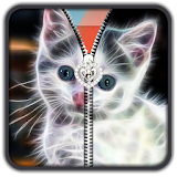 3D Kitty Cat Zipper UnLock icon