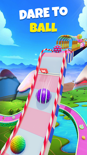 Candy Ball Run - Rolling Games 2