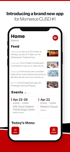 Android application Momence CUSD 1 screenshort