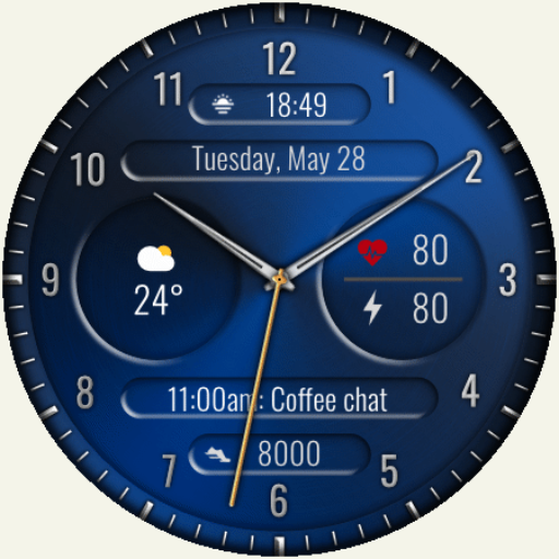 DADAM70B Analog Watch Face Descarga en Windows