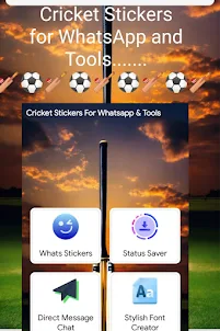 Cricket Stickers for WhatsApp