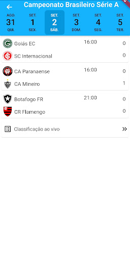 Score Futebol Screen 3