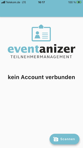 Android application eventanizer 2FA screenshort