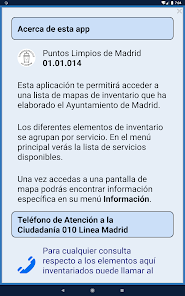 Screenshot 9 Puntos Limpios de Madrid android