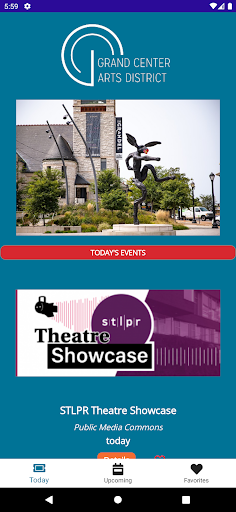 Android application Grand Center Arts District screenshort