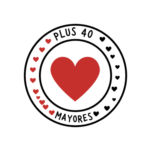 Dating over 40,singles app logo