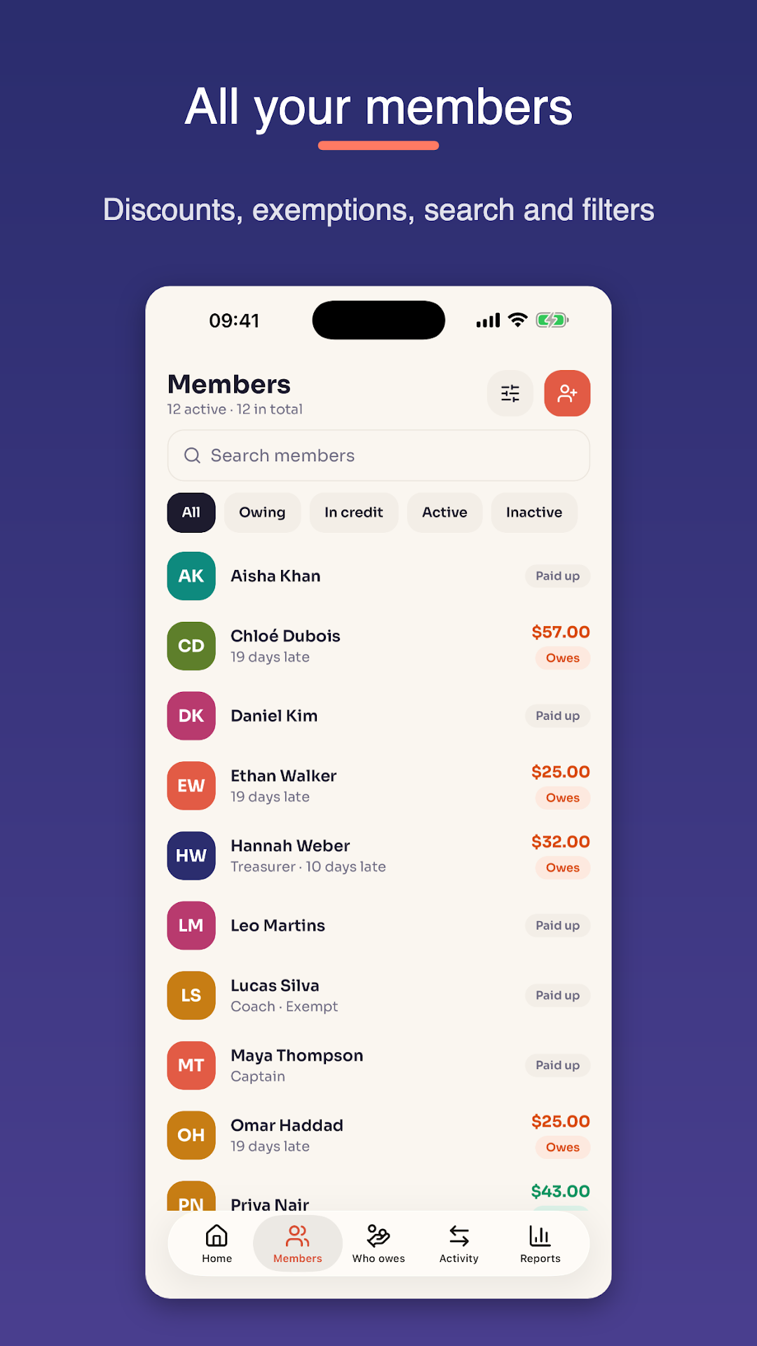 Screenshot 7 of Clubpurse: Club Dues Tracker
