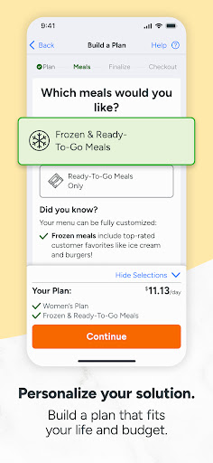 Screenshot of Nutrisystem
