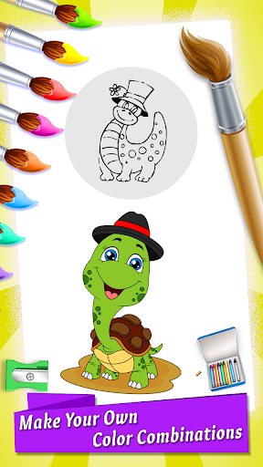 Dinosaurs Coloring Book Screenshot