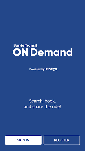 Android application Barrie TOD screenshort