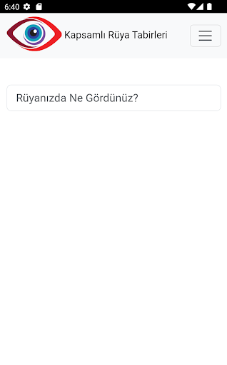 Android application Rüya Tabirleri Arama Motoru screenshort