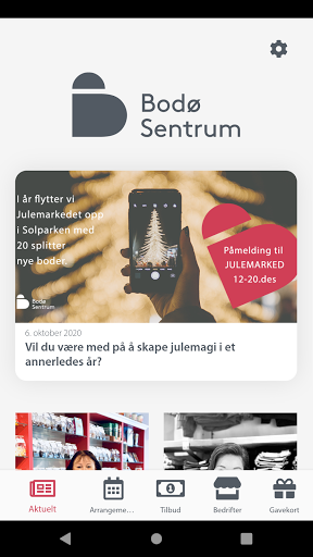 Android application Bodø Sentrum screenshort
