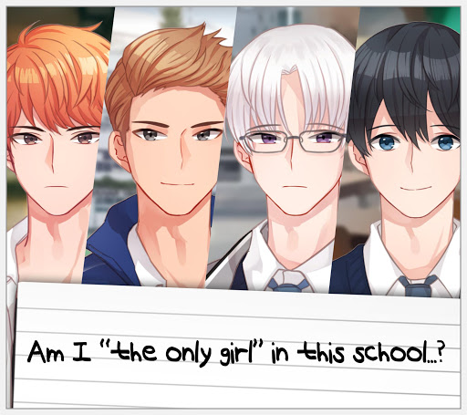 Télécharger Gratuit Seule fille au lycée: Otome Game APK MOD (Astuce) screenshots 1