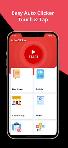 Android application Easy Auto Clicker: Touch & Tap screenshort