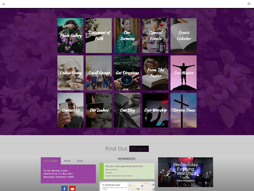 Tri-City Worship Center Screen 2