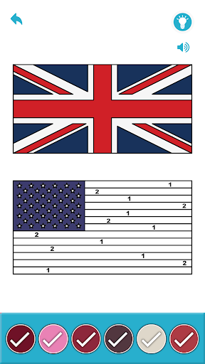Flags Color By Number Book