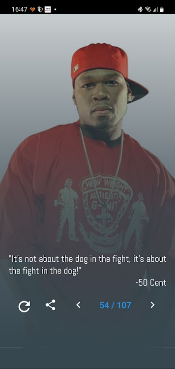 50 Cent Quotes and Lyrics - 1.0.0 - (Android)