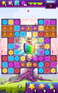 Blossom Garden Flower Shop - Match 3 Puzzle Game