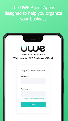 Android application UWE Agent screenshort