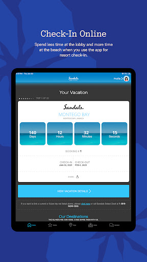 Screenshot of Sandals & Beaches Resorts